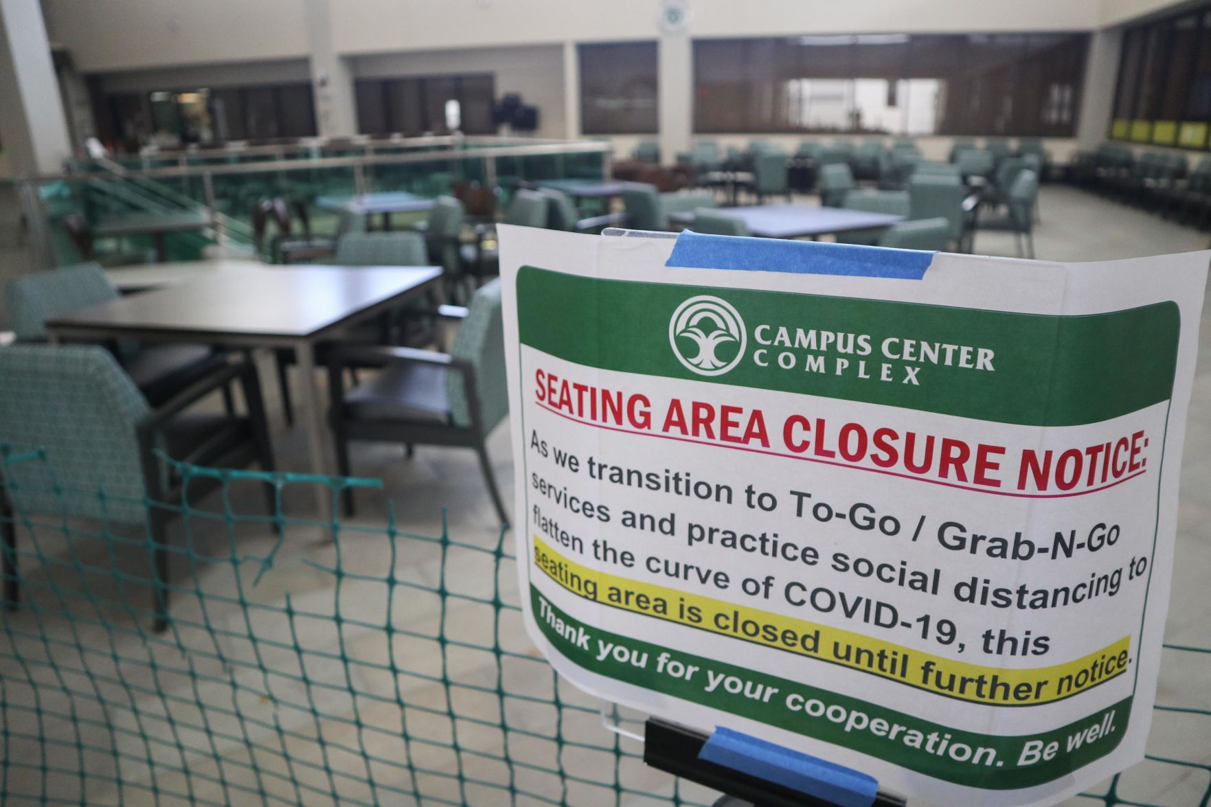 CC closed due to COVID-19